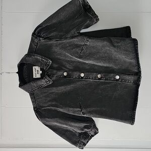 Velvet Heart Denim Baby Doll Top - Rocker Chic Vibes